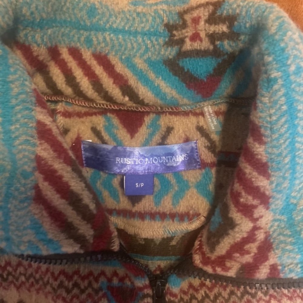 Rustic Mountain Patterned Jacket - image 5